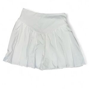 FP movement by free people white pleated tennis skirt built-in shorts XS NWOT